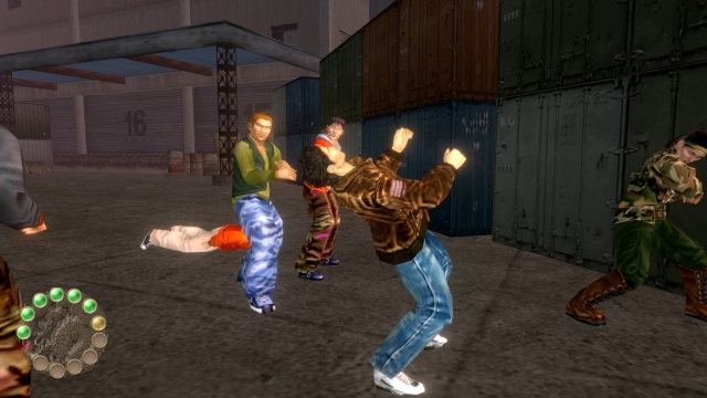 Shenmue is one of few fighters that enjoys surrounding you.
