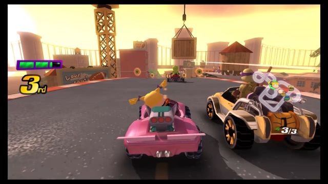 The character and kart models do a good job of capturing the shows.
