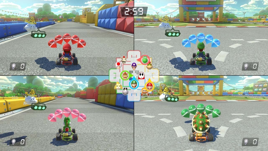 [Mario Kart 8 Deluxe] Multiplayer Screenshots ( 2 / 6 )