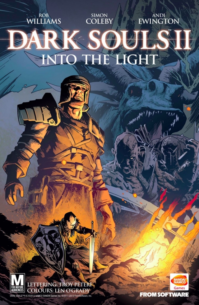 dark souls 2 into light comic cover
