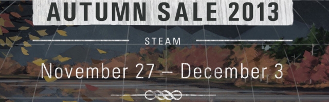 Steam Autumn Flash Sale - 29th November 10:00 GMT