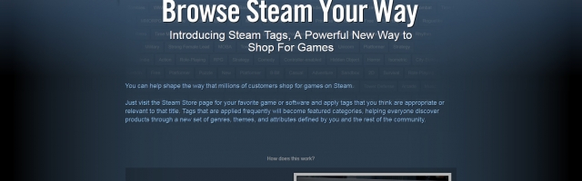 Steam Introduces Custom Tags