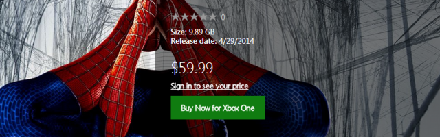 Xbox One Version of The Amazing Spider-Man 2 Released