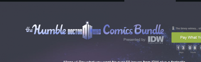 The Humble IDW's Doctor Who Comic Book Bundle