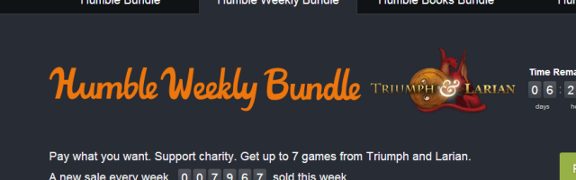 Humble Triumph and Larian Weekly Bundle
