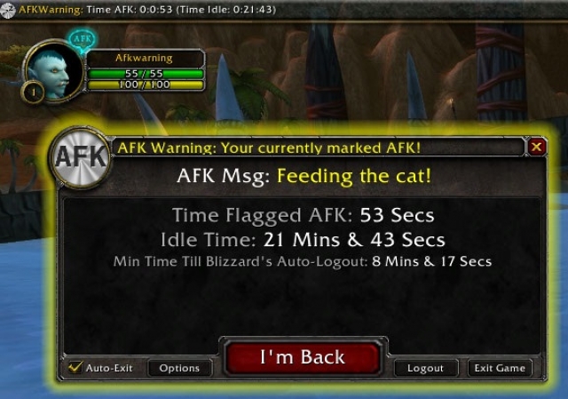 World of Warcraft AFK