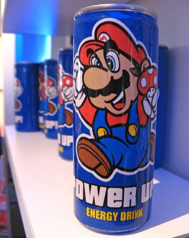 super mario energy drink