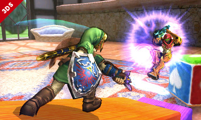 Link and Samus 3DS Smash Bros