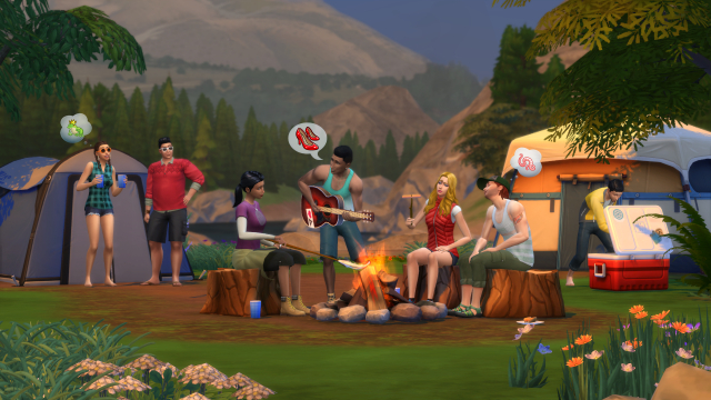 thesims4 gamepack camping