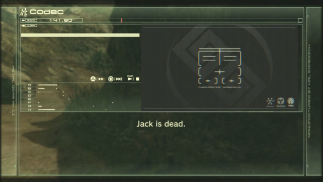 MGS4 jack is dead2