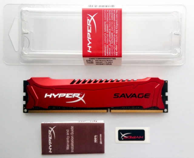 HyperX 8GB RAM 014