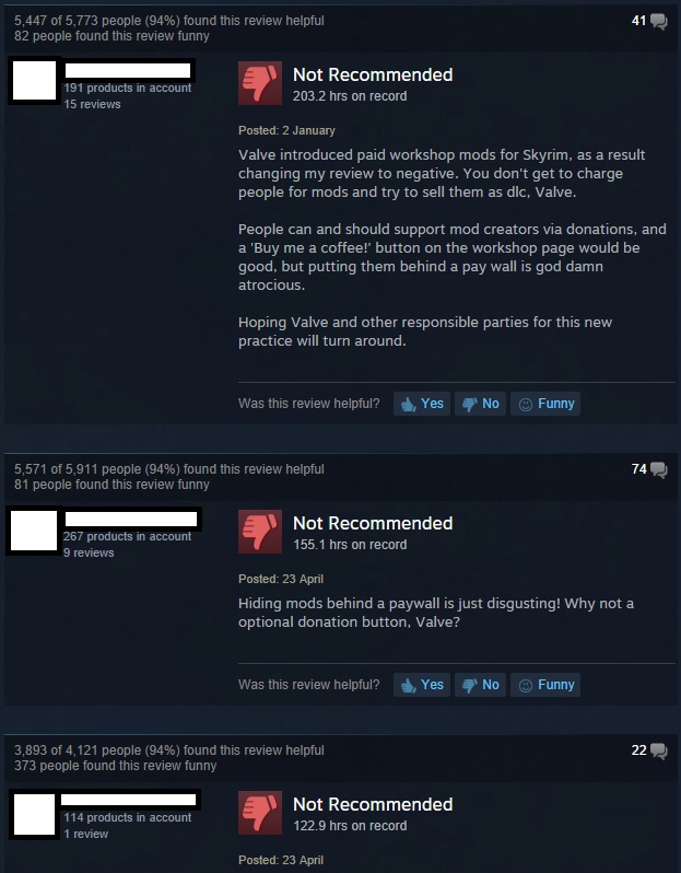bad reviews