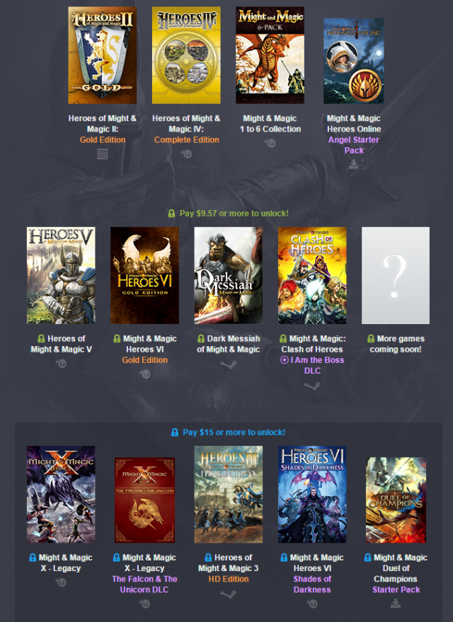 might and magic bundle games