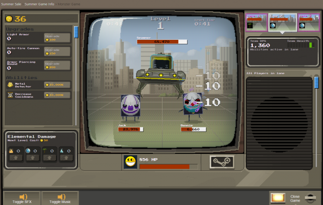 steam summer sale monster screenshot