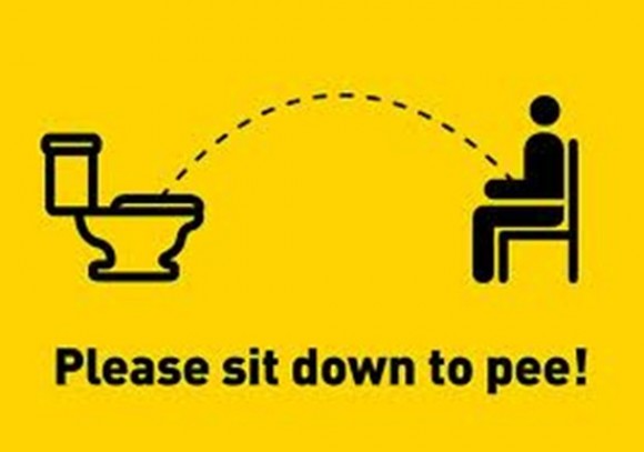 pee sitting