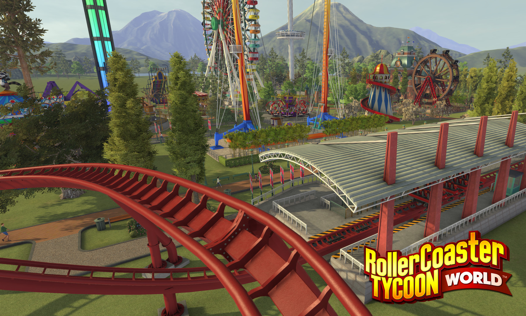 RollerCoaster Tycoon World Trailer 