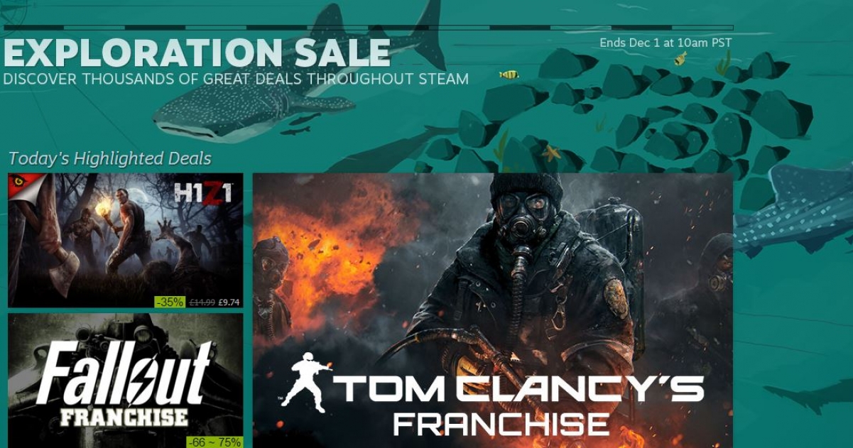 Steam Exploration Sale Now On | GameGrin