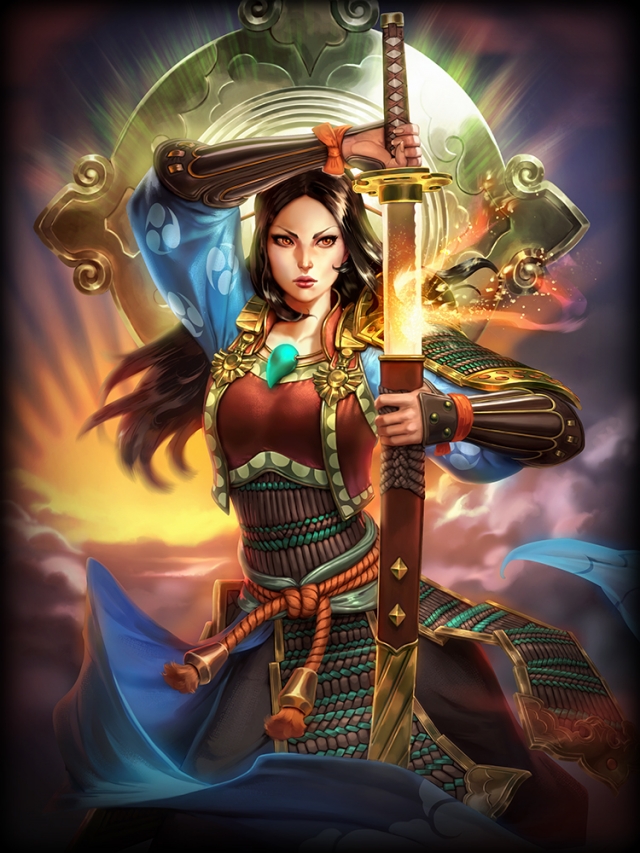 Amaterasu Cerulean Sky Card