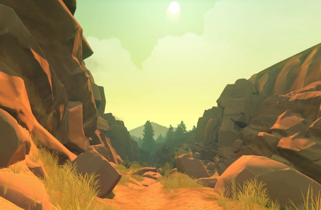 ...which too had a similar soft, watercolour art direction, Firewatch is mo...