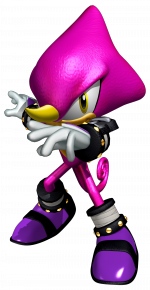 Espio the Chameleon from Sonic videogames