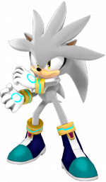 Silver The Hedgehog from Sonic Videogames
