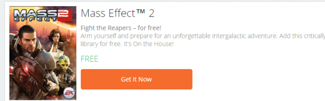 Mass Effect 2 Free on Origin with On The House