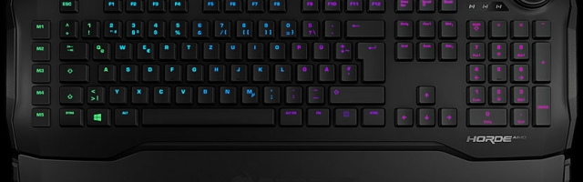 Roccat Horde AIMO Membranical Keyboard Announced