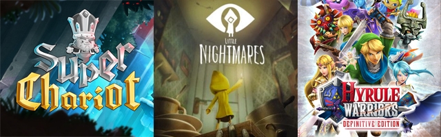Upcoming This Week: Super Chariot, Little Nightmares & Hyrule Warriors Definitive Edition for the Switch