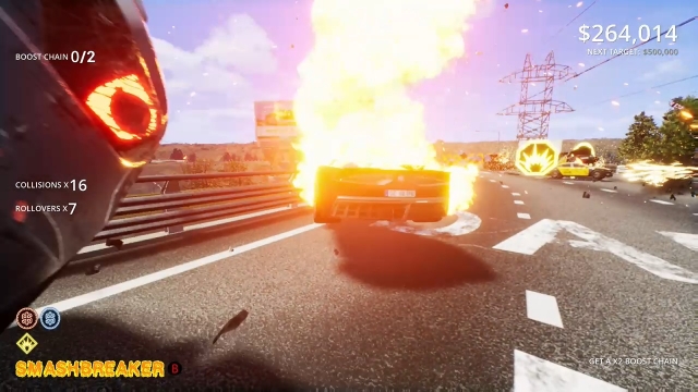 And things being on fire!