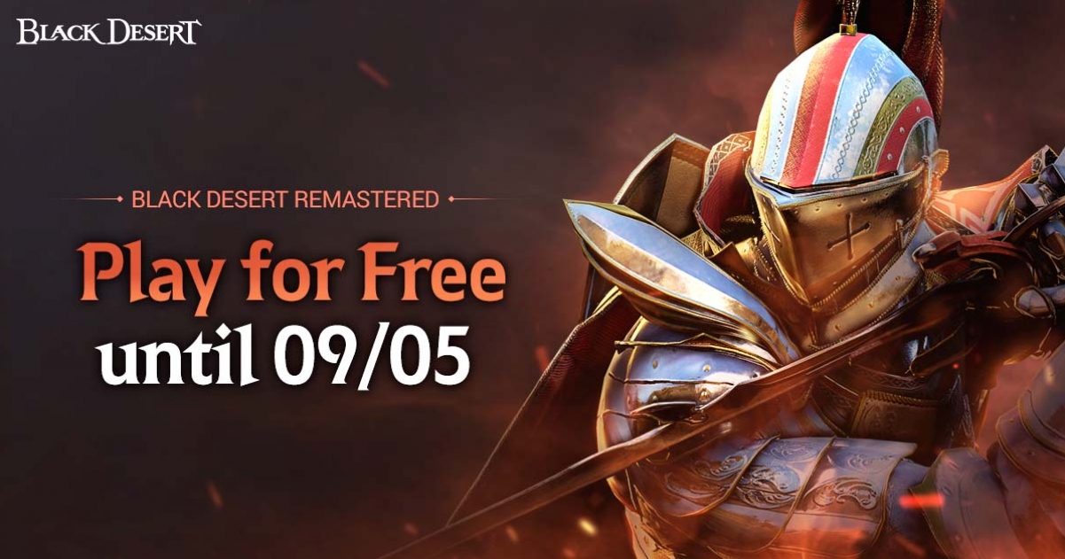 Play Black Desert Remastered Free for 2 Weeks GameGrin