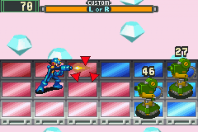 Battles take place on a 6 x 3 grid.