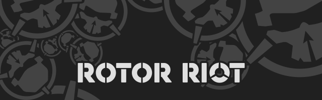Rotor Riot Reveal Mobile Controller with Thumb Stick Buttons