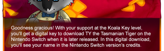 Ty the Tasmanian Tiger Gets a Kickstarter For a Nintendo Switch Port