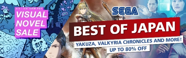 Steam Visual Novel and SEGA Sales