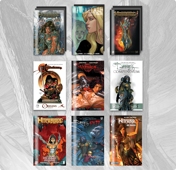 witchblade25thanniversarytopcow bookbundle newsletter grid