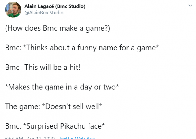 How does bmc make a game