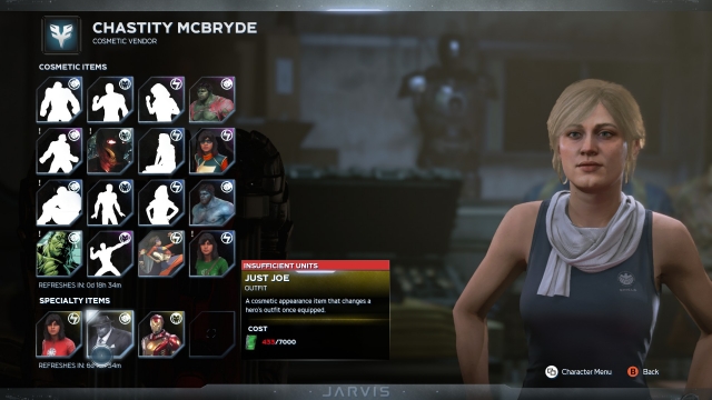 Cosmetics can be bought with in-game Units as well as premium Credits.