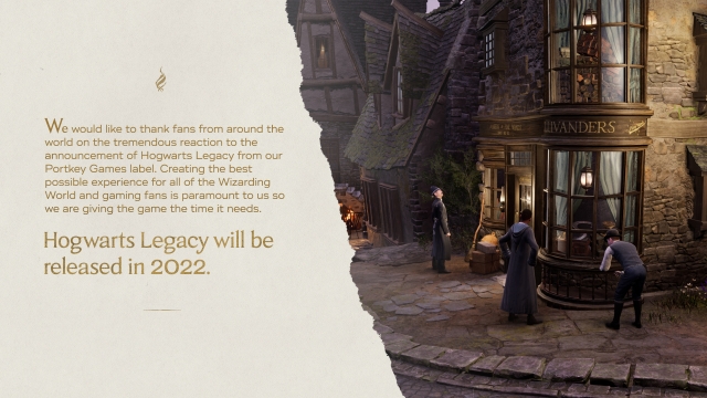 Hogwarts Legacy Delay 2022 Tweet
