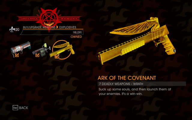 Gat out of Hell 7 Deadly Weapons Wrath