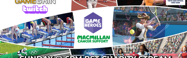 GameGrin Olympics Charity Stream