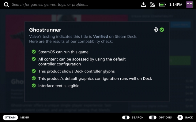 compatibilityModal ghostrunner