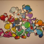 Recreation of the Yoshi Mural