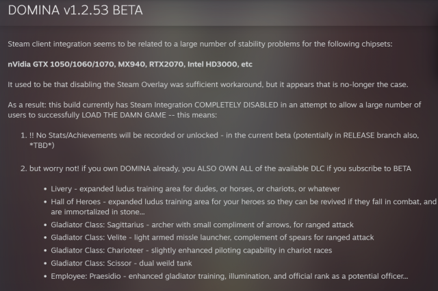 own ALL OF THE AVAILABLE DLC