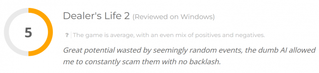 Dealers Life 2Score Image