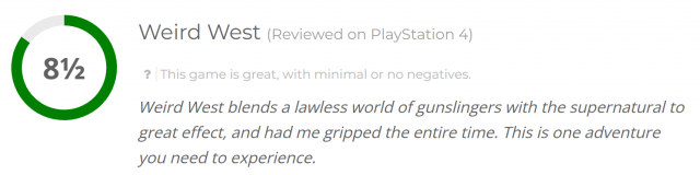 Weird West Score Image