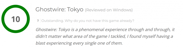 Ghostwire Tokyo Score Image