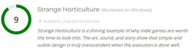 Strange Horticulture Score Image2