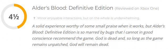 Adlers Blood Score Image