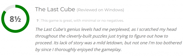 The Last Cube Score Image