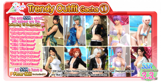 Trendy Outfit Gacha 1 doaxvv wild wind